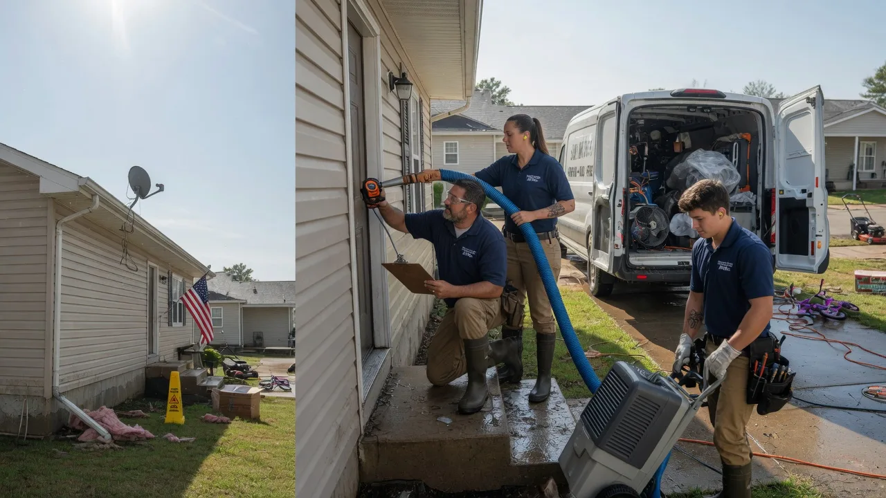Ceiling Water Damage Restoration in Keshena, WI near me